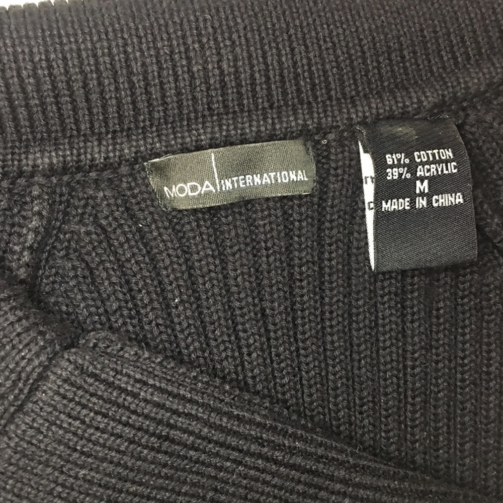 Moda International Black sweatshirt - Picture 3 of 6